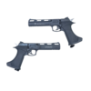 ZASDAR PISTOLA CP 400 Co2 MULTITIRO cal.4.5 BALINES