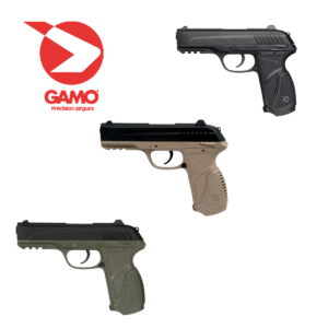 GAMO PT-85 BLOWBACK pistola CO₂ vista lateral negra